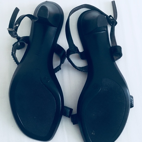 🇮🇹NWOT ITALIAN PEPE NERO SANDALS WITH HEELS - Picture 6 of 6